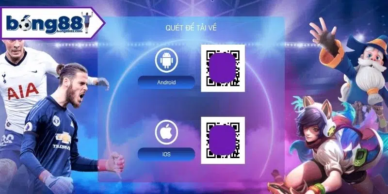 Hướng dẫn tải app Bong88 iOS, Android 3 bước thành công Quét mã QR để tải app Bong88 về điện thoại